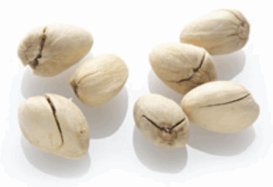 Pistachio nuts splitting outside the suture. Pistachio defects. Pistachio harvest. Pistachio prices.