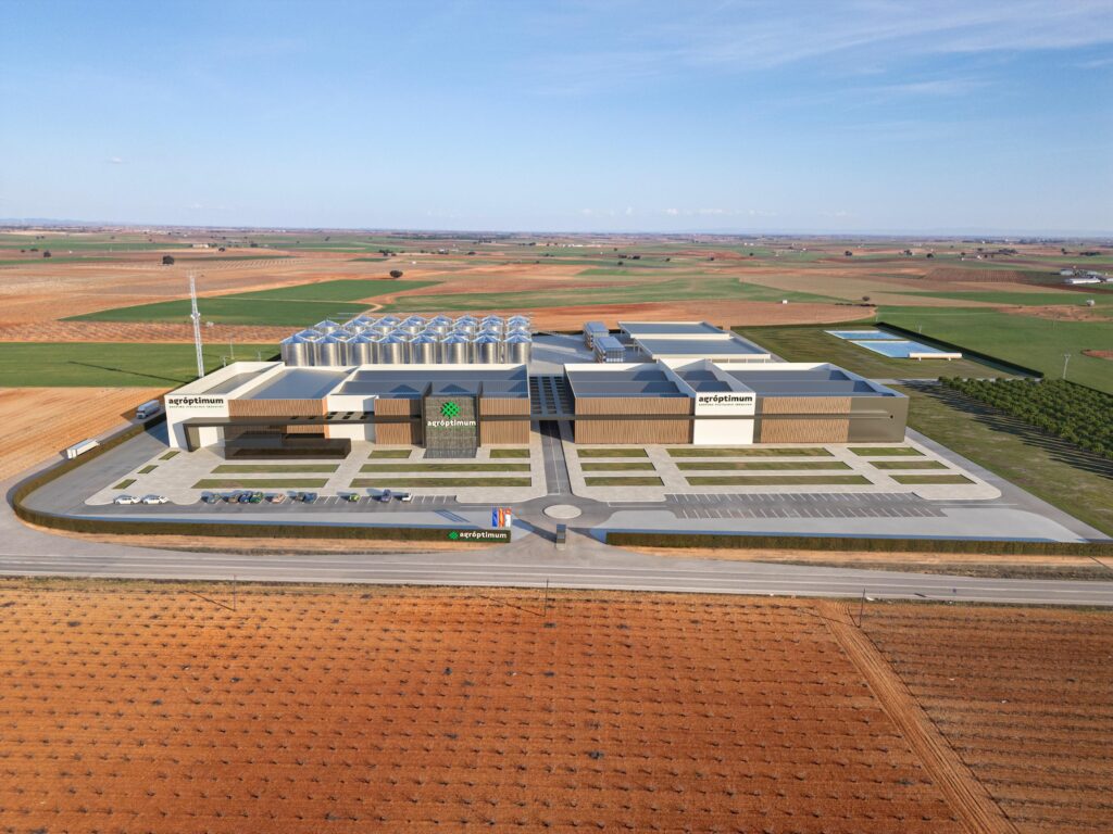 Agroptimum pistachio processing plant. Pistachio processing plant in Castilla-La Mancha.